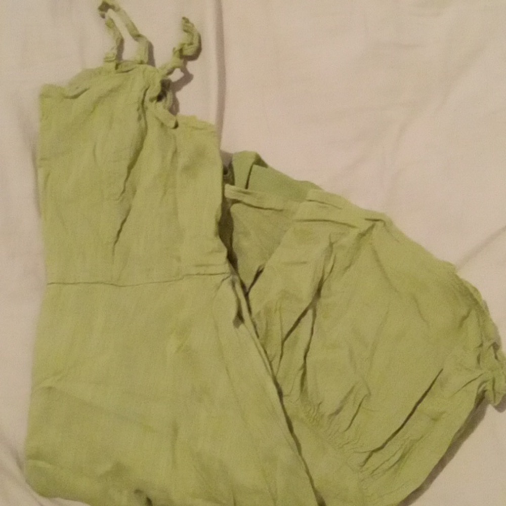 Casual, green dress